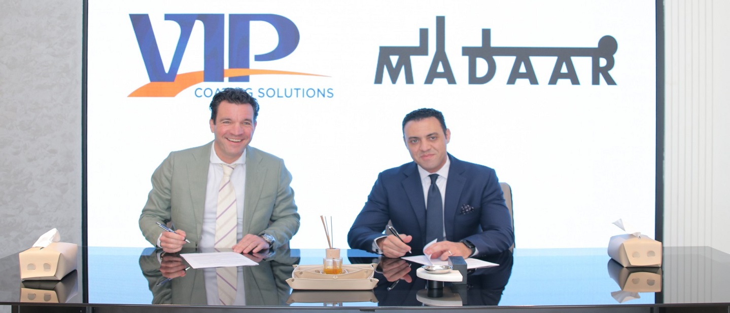 Madaar to be VIP Coating Solutions’ sole agent in Egypt for 10 years


